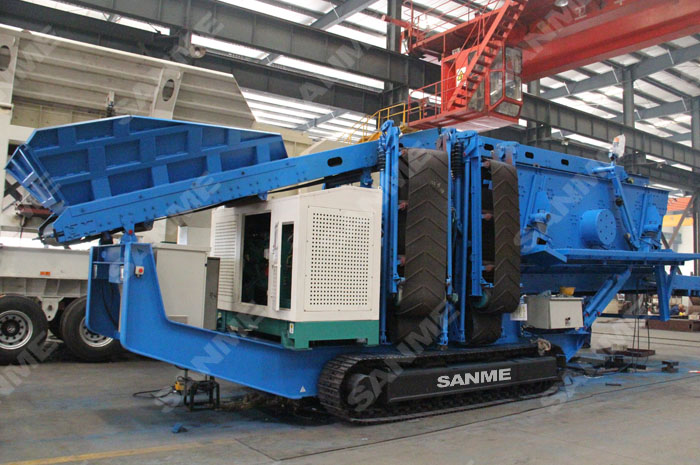 履帶式移動篩分站 履帶式移動篩分站