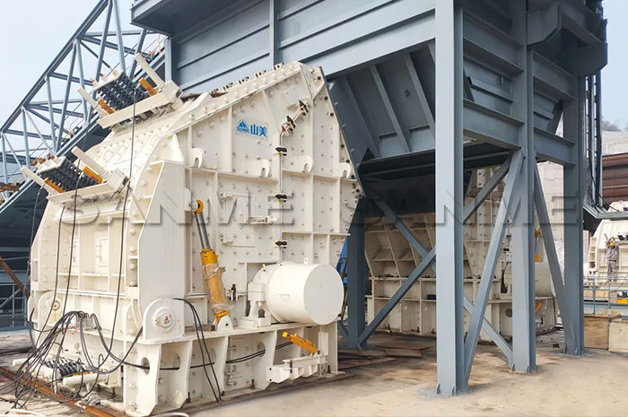 時產(chǎn)3600噸|山美大型反擊式破碎機(jī)服務(wù)于江西骨料項目