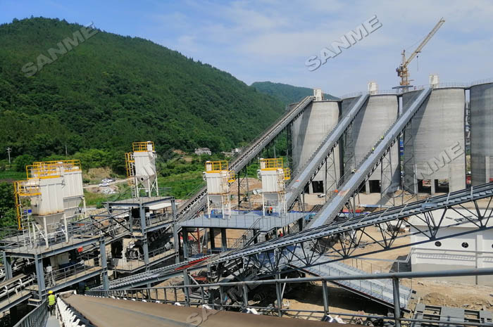 華新水泥(長陽)時產(chǎn)2000噸骨料生產(chǎn)線EPCO項目