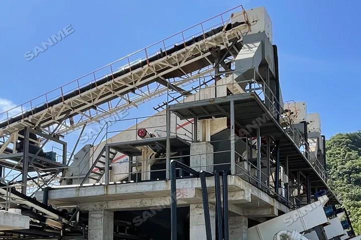 山美項目|安徽銅陵年產(chǎn)400萬噸的石灰石骨料生產(chǎn)線蓄勢待發(fā)