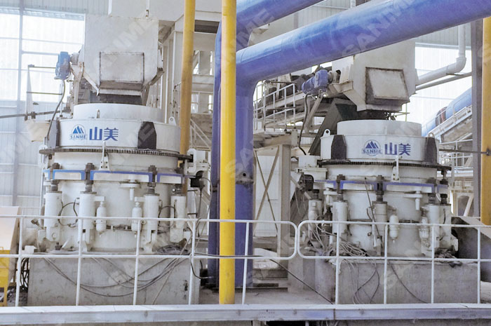 多缸液壓圓錐破碎機(jī)破碎壁和軋臼壁松動的原因及處理方法