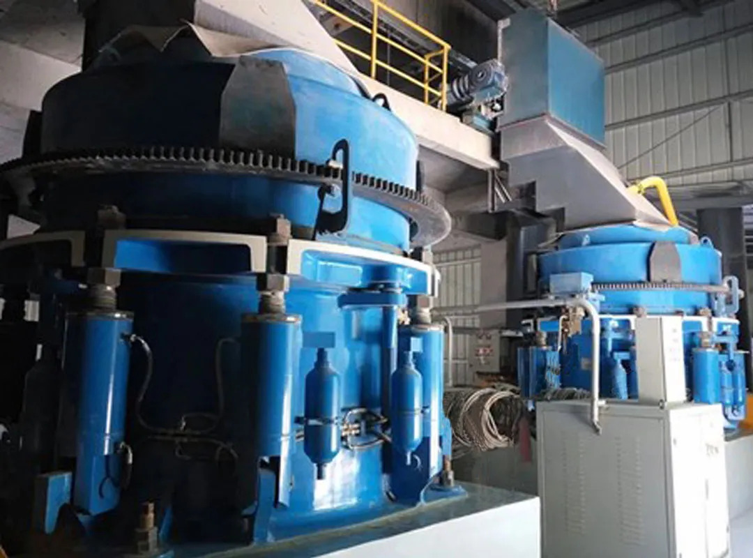 山美E-SMS歐星系列液壓圓錐破碎機施工現(xiàn)場(二)